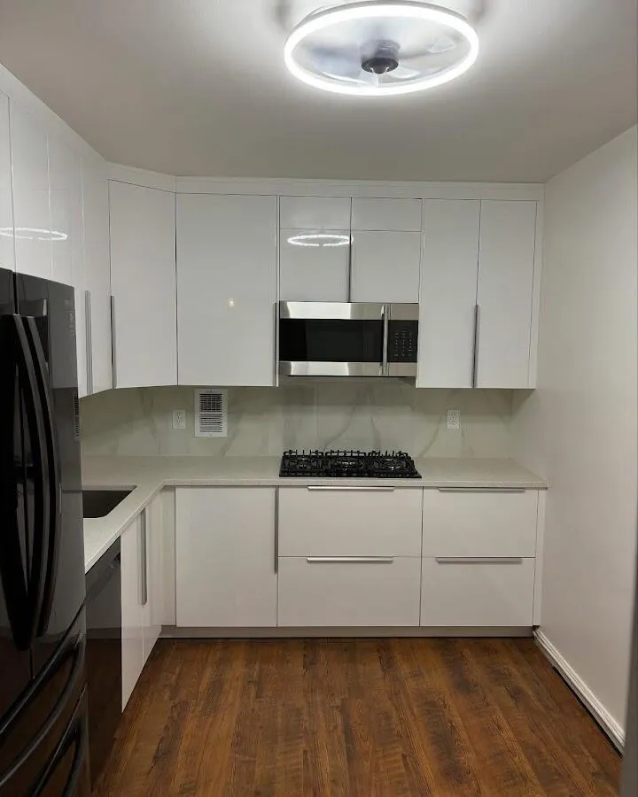 Renovated kitchen with quartz countertops in West Point